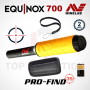 Détecteur Minelab Equinox 700 + Pack Plage