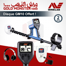 Détecteur Minelab Gold Monster 2000 + Pack Accessoires
