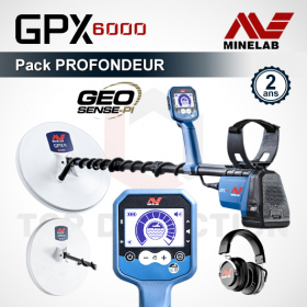 Détecteur Minelab GPX 6000 + Pack Profondeur