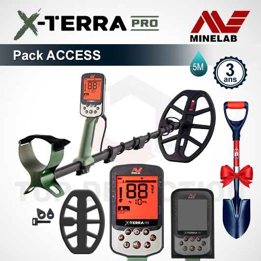 Détecteur Minelab X-Terra Elite + Pack Access