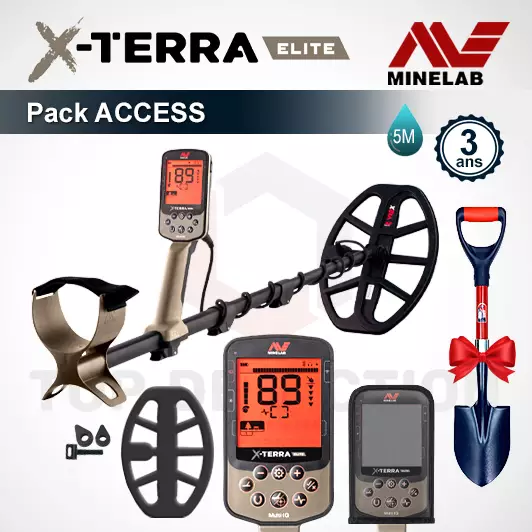 Détecteur Minelab X-Terra Elite + Pack Access