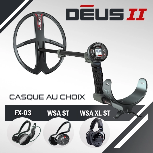 XP Deus 2 WS6 ST Master - 34x28FMF + Casque au choix