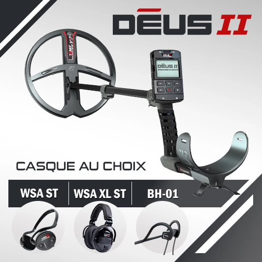 XP Deus 2 RC - 28FMF + Casque au choix