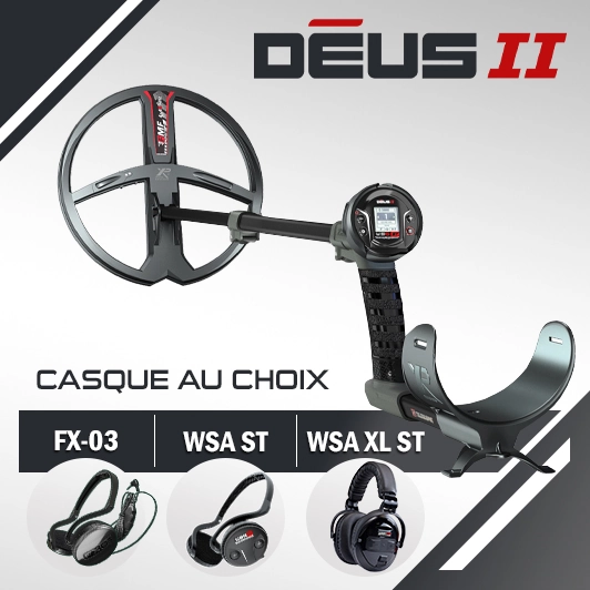 XP DEUS 2 WS6 ST Master - 28FMF + Casque au choix
