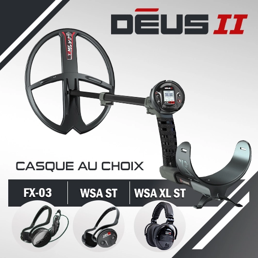XP DEUS 2 WS6 ST Master - 34x28FMF + Casque au choix
