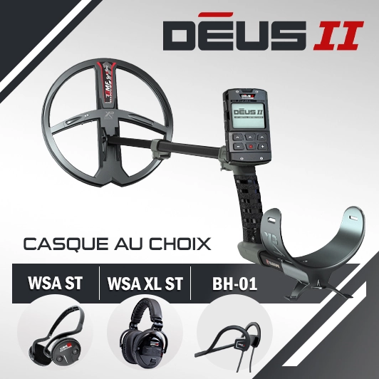 XP DEUS 2 RC - 28FMF + Casque au choix