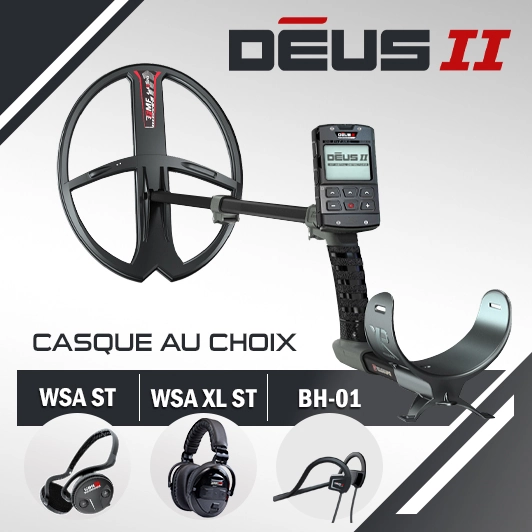XP Deus 2 RC - 34x28FMF + Casque au choix
