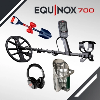 Détecteur Minelab Equinox 700 + Pack Plage