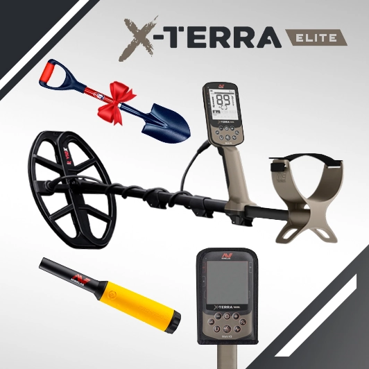 Détecteur Minelab X-Terra Elite + Pack Pointer