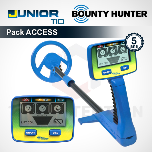 Détecteur Bounty Hunter Junior TID + Pack Access